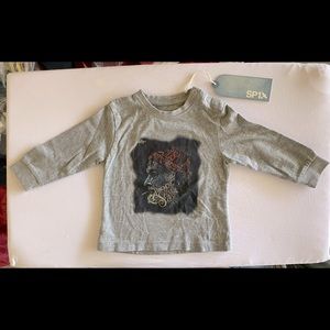 Boys size 6 months long sleeve tee shirt
